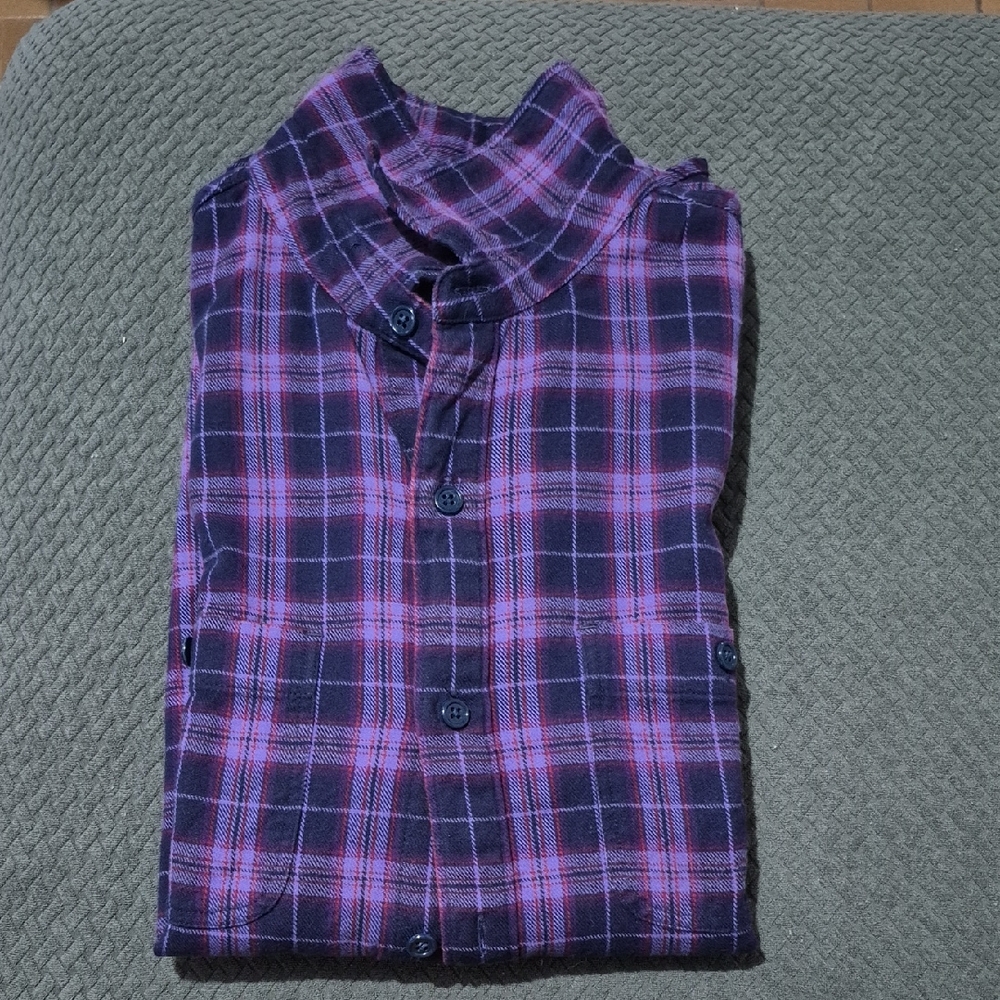 Bonobos Purple Plaid Shirt